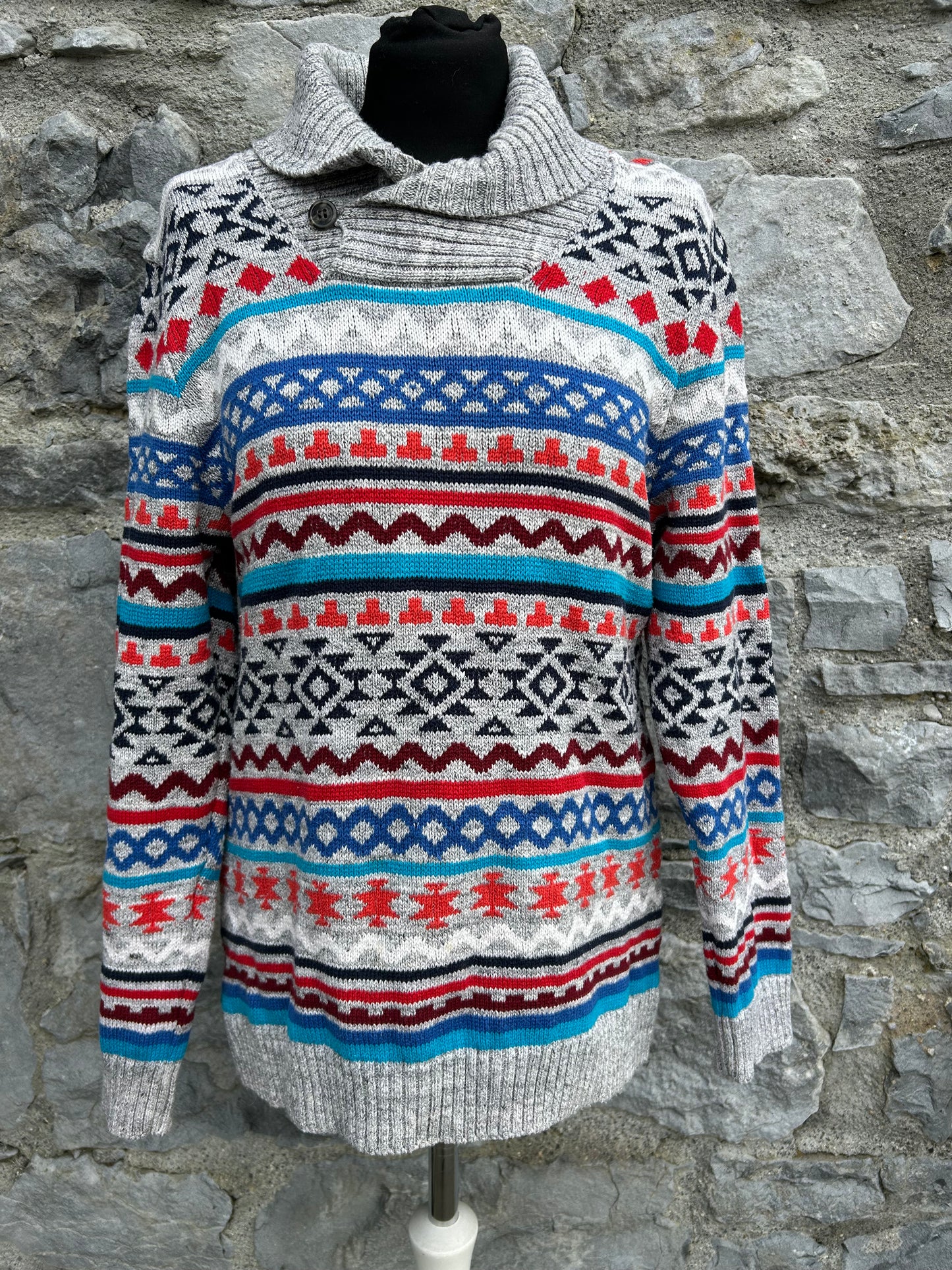 Fair Isle Knit Jumper XS