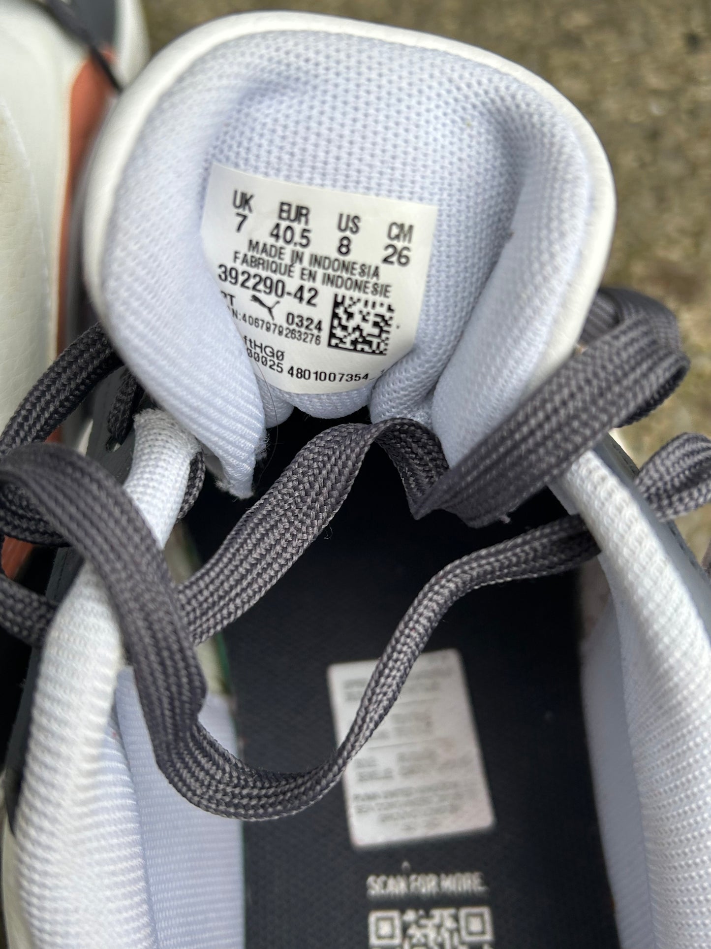 CAVEN 2.0 sneakers white&grey   uk 6.5 (eu 40.5)