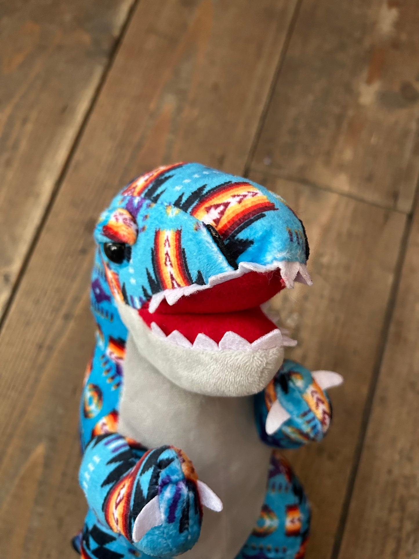 Aztec print  T-rex dinosaur