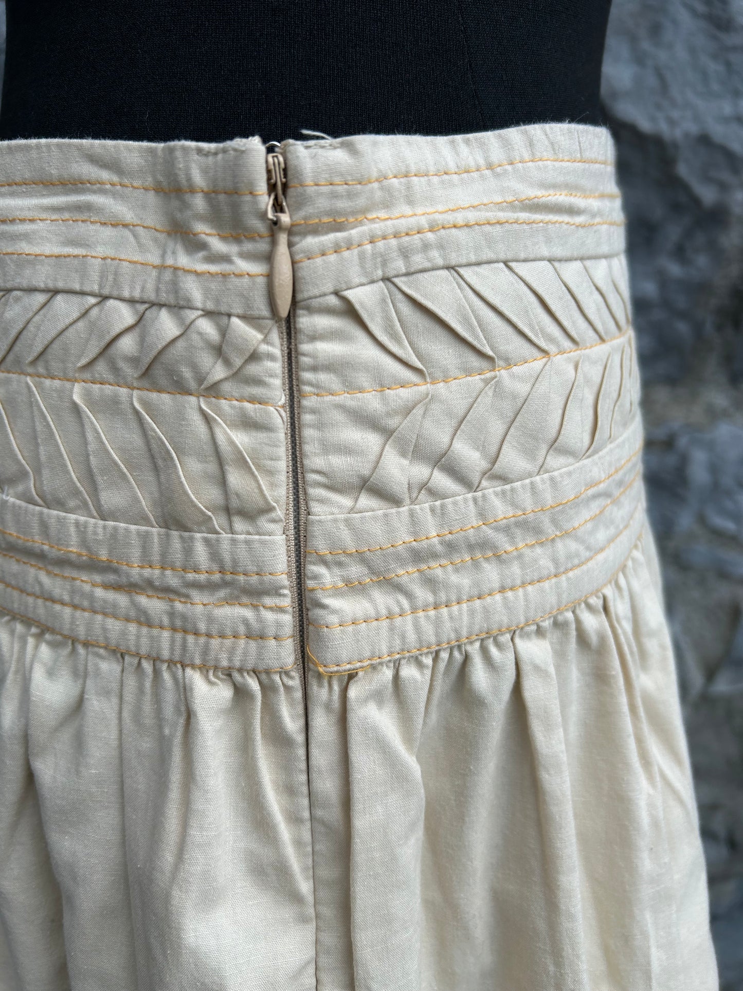 Beige skirt uk 10-12