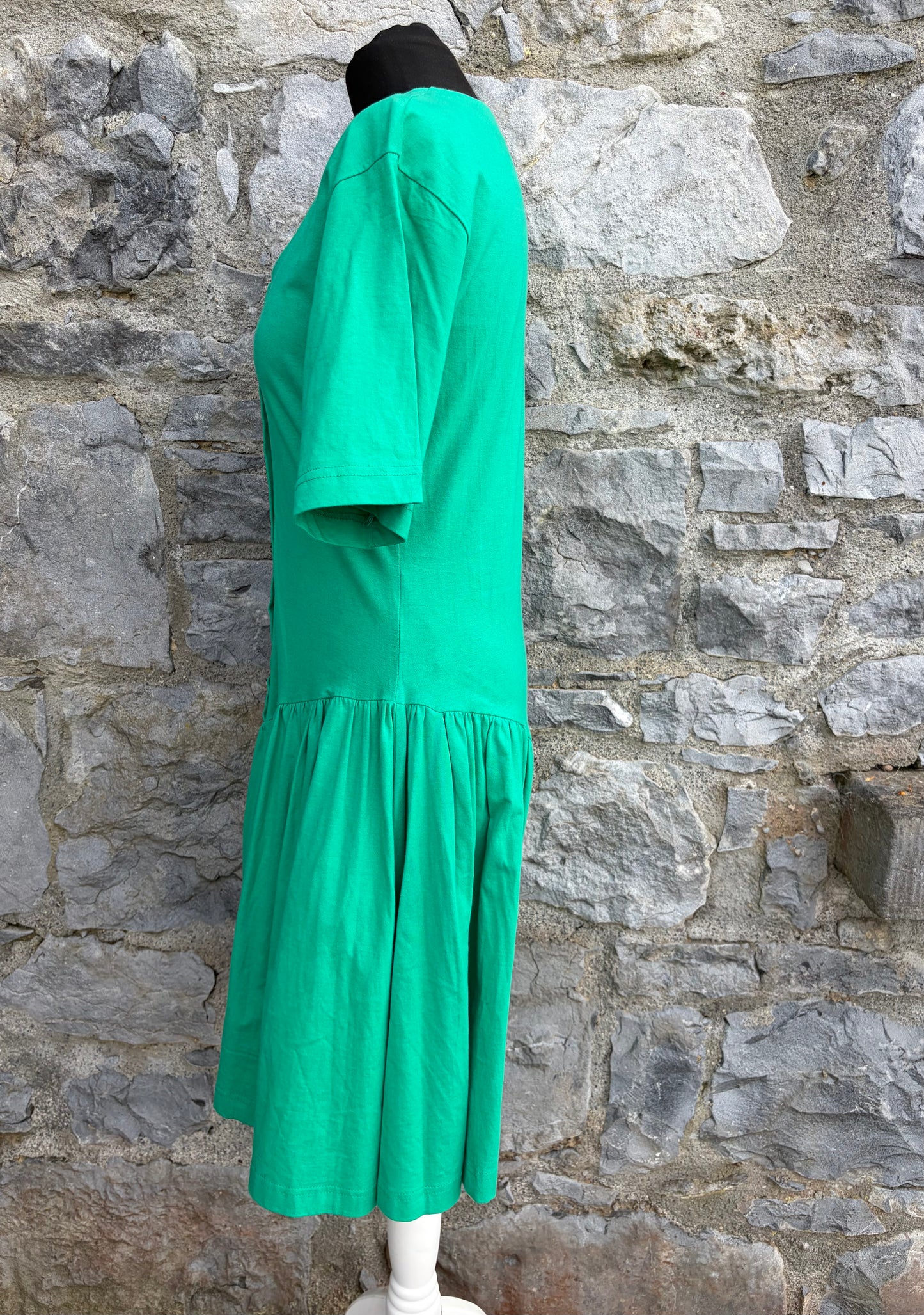 80s green dress uk 10