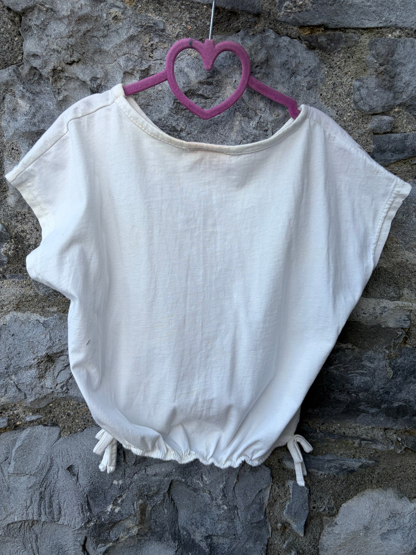 Sunshine white top 11-12y (146-152cm)