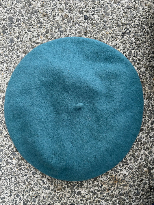 Teal beret