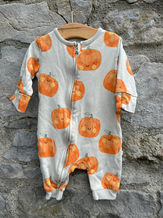 Pumpkin onesie  0-3m (56-62cm)