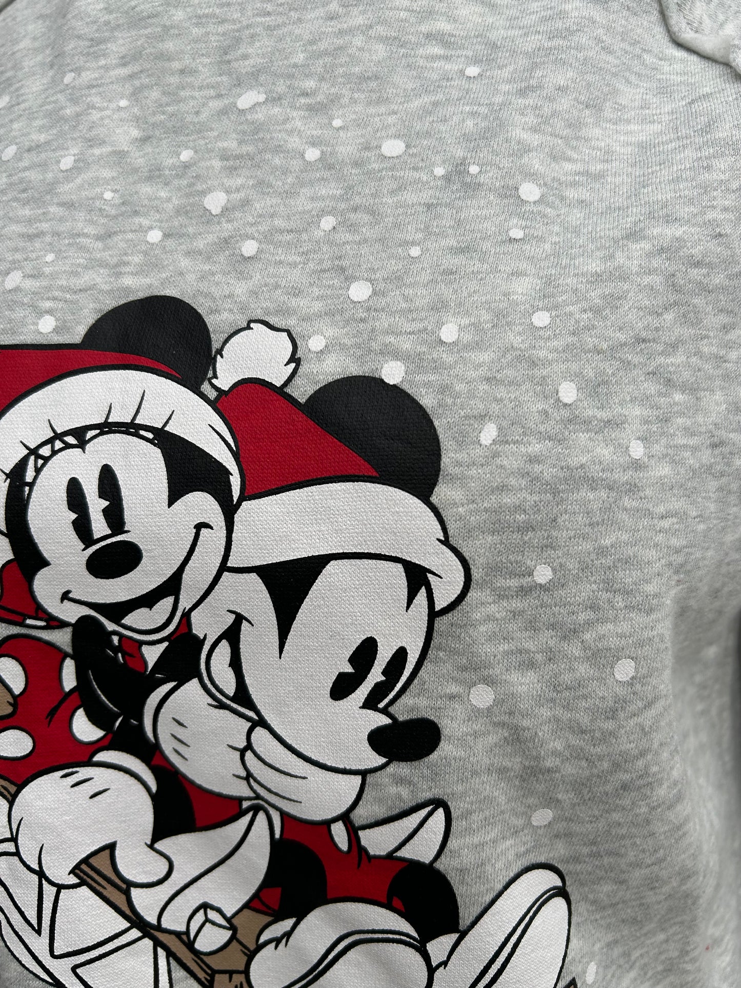 Mickey&Minnie on the sledge sweatshirt  13-14y (158-164cm)