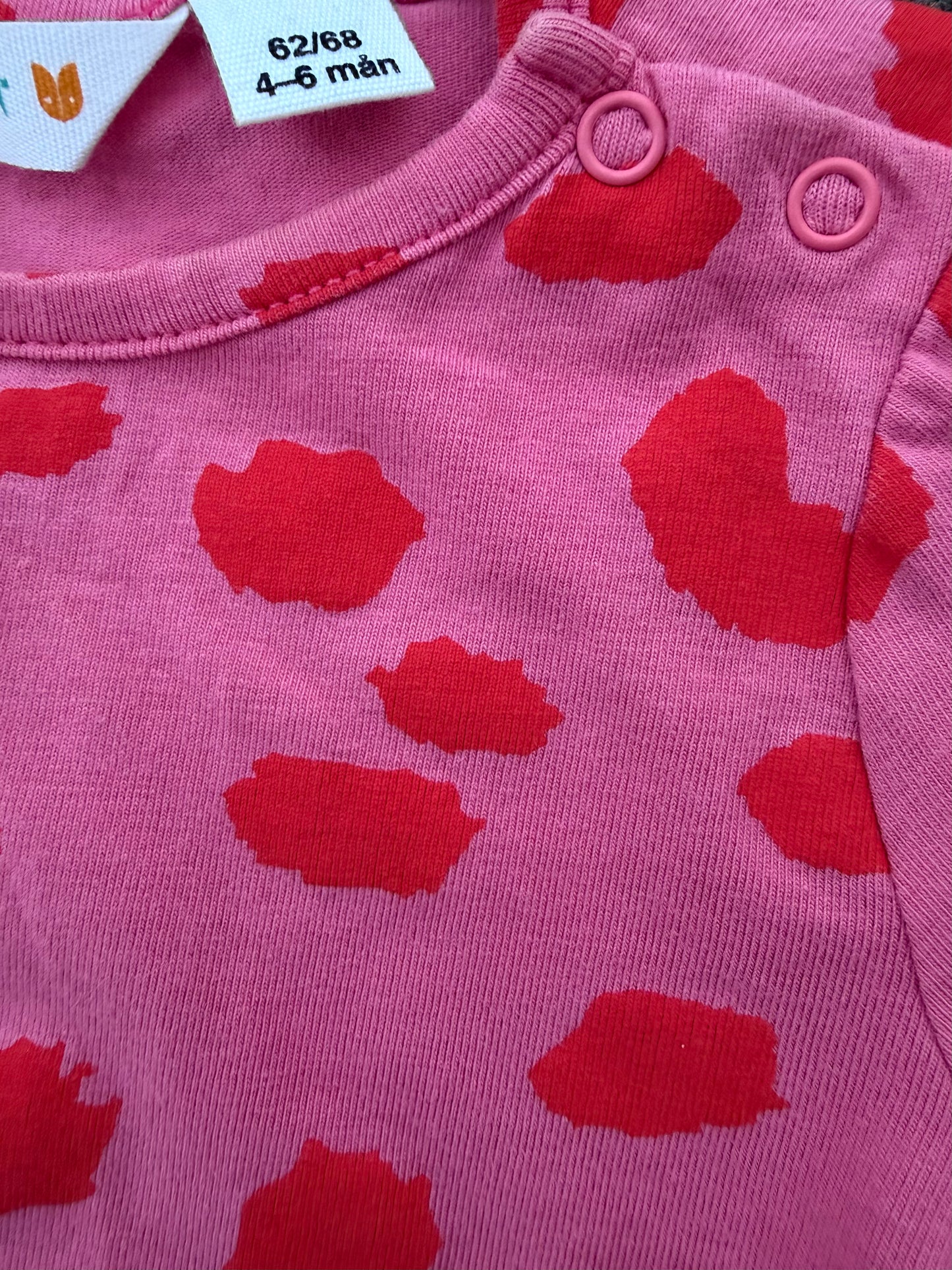 Pink spotty set   3-6m (62-68cm)