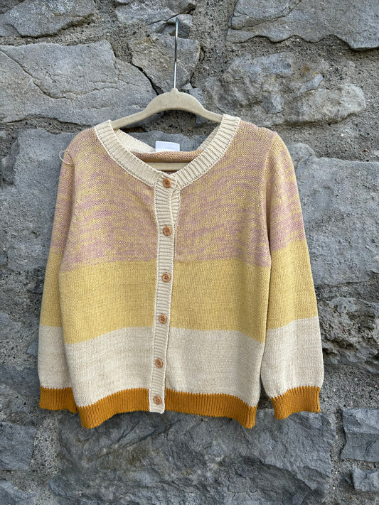 Gold panels sparkly cardigan  9-12m (74-80cm)