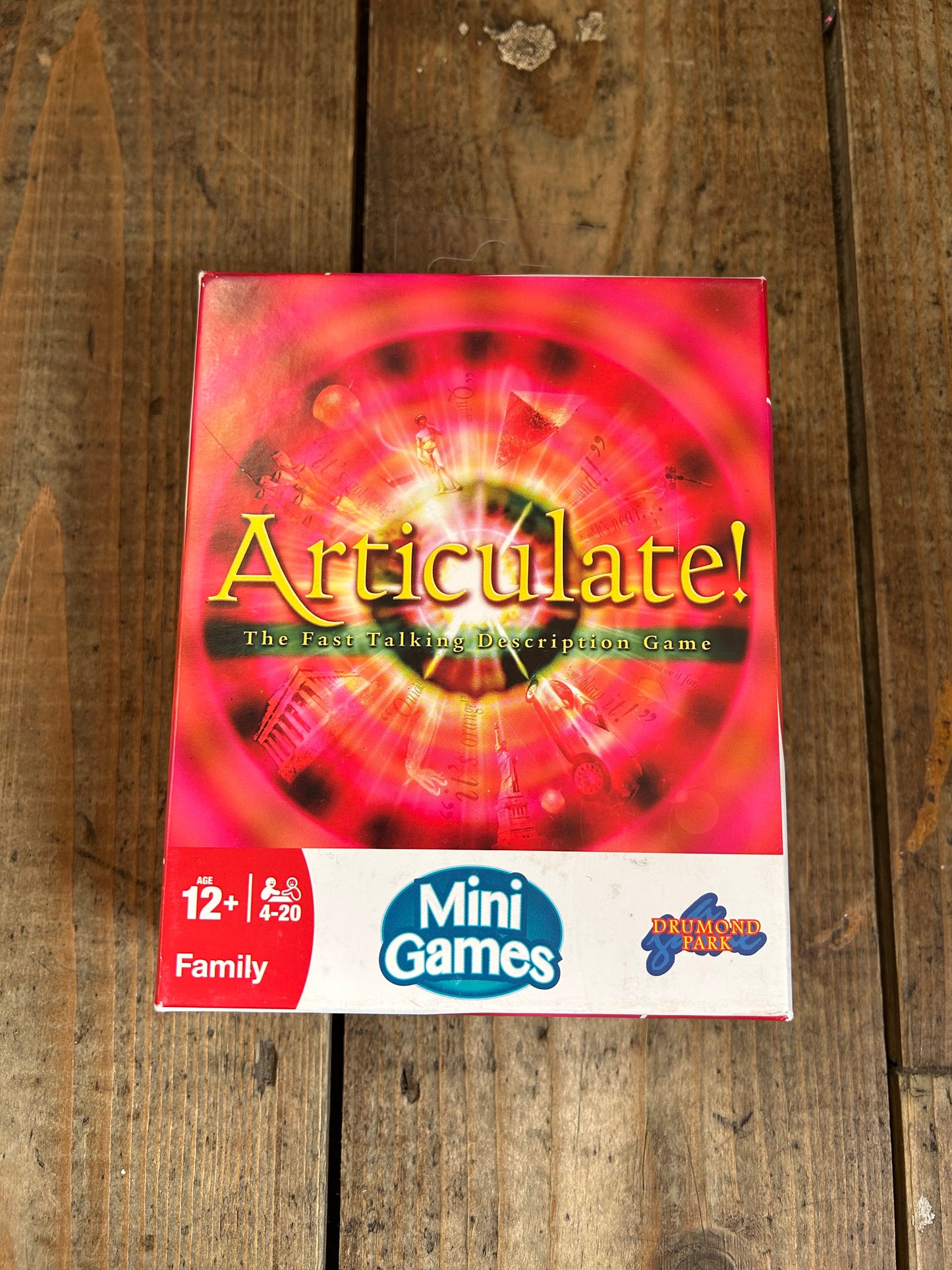 Articulate mini games