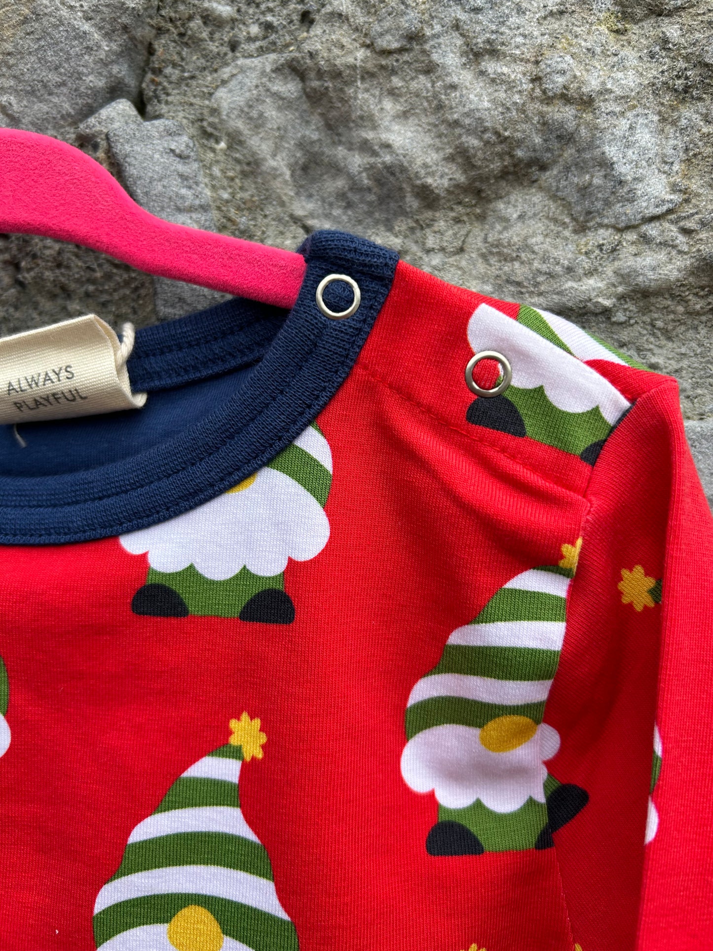 Swedish Santa red top  18-24m (86-92cm)