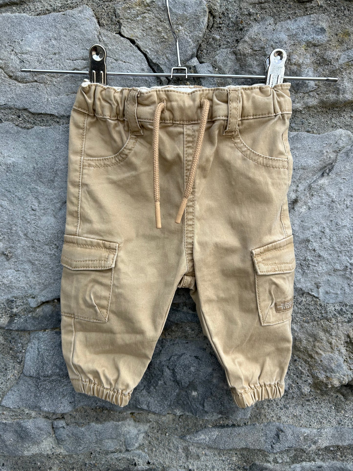 Beige combat pants   0-1m (50-56cm)