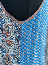 Load image into Gallery viewer, Paisley&amp;diamonds silk top uk 8
