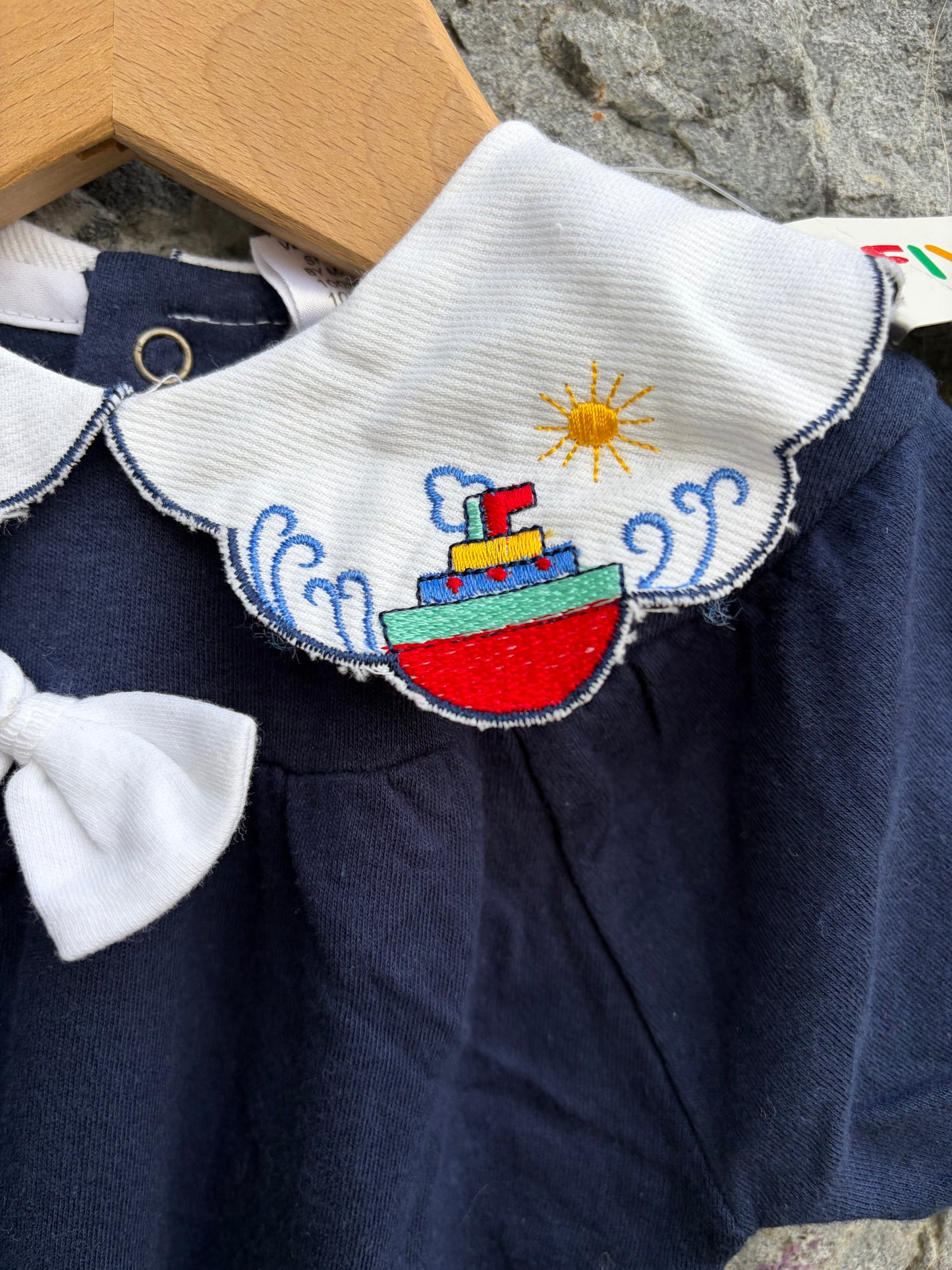 90s navy sailor rompers 3m (62cm)