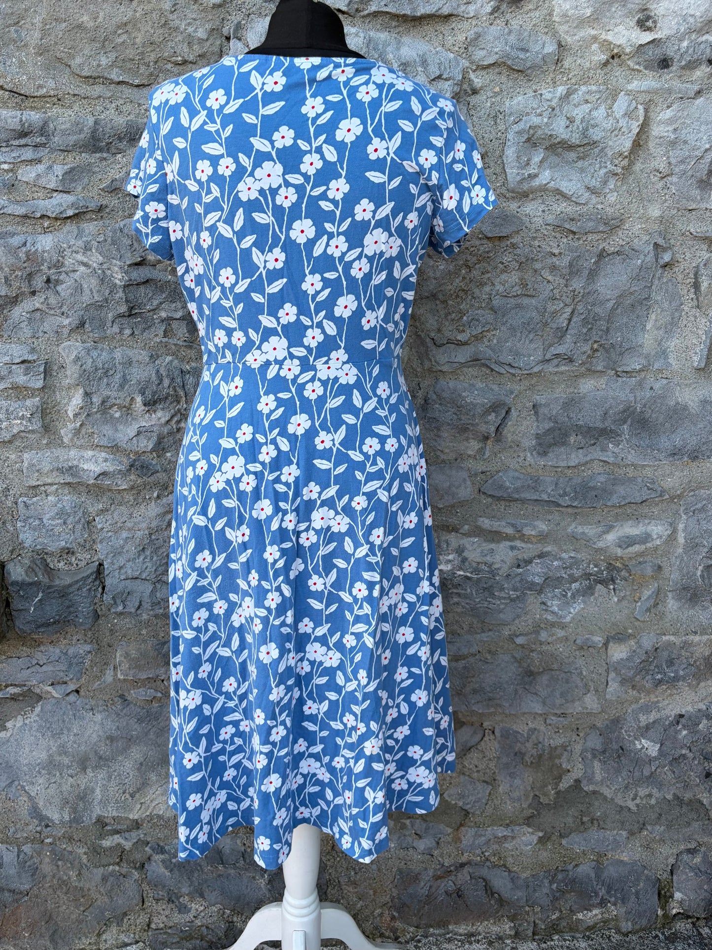 Blue floral Seasalt Riviera dress uk 12