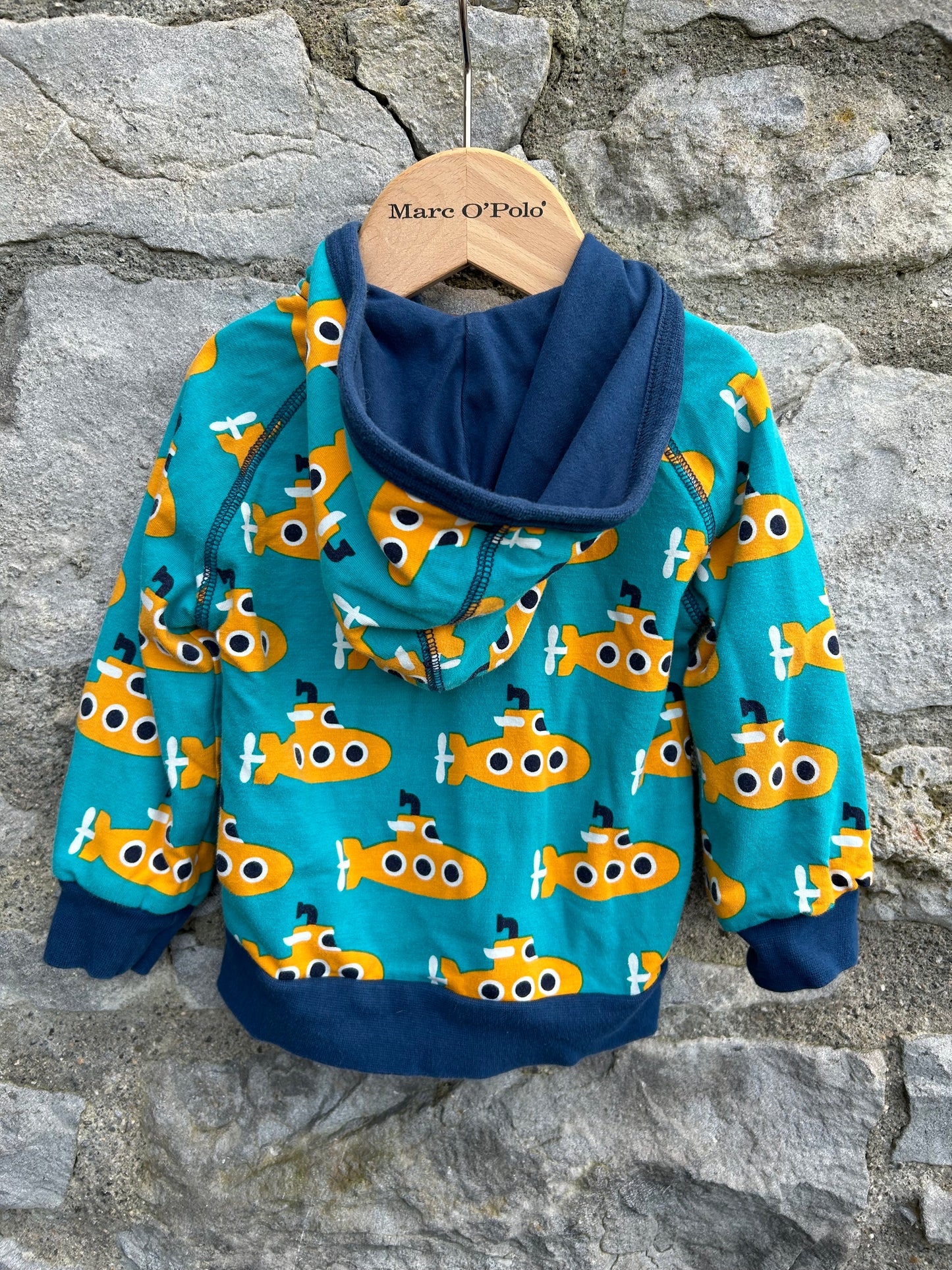 Yellow submarine hoodie  9-12m (74-80cm)