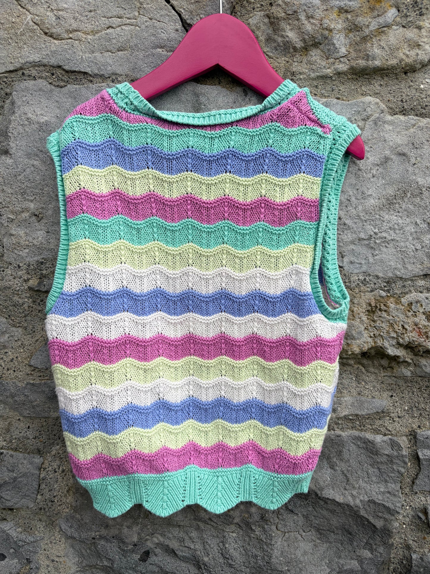 Chevron colourful gilet  9-10y (134-140cm)