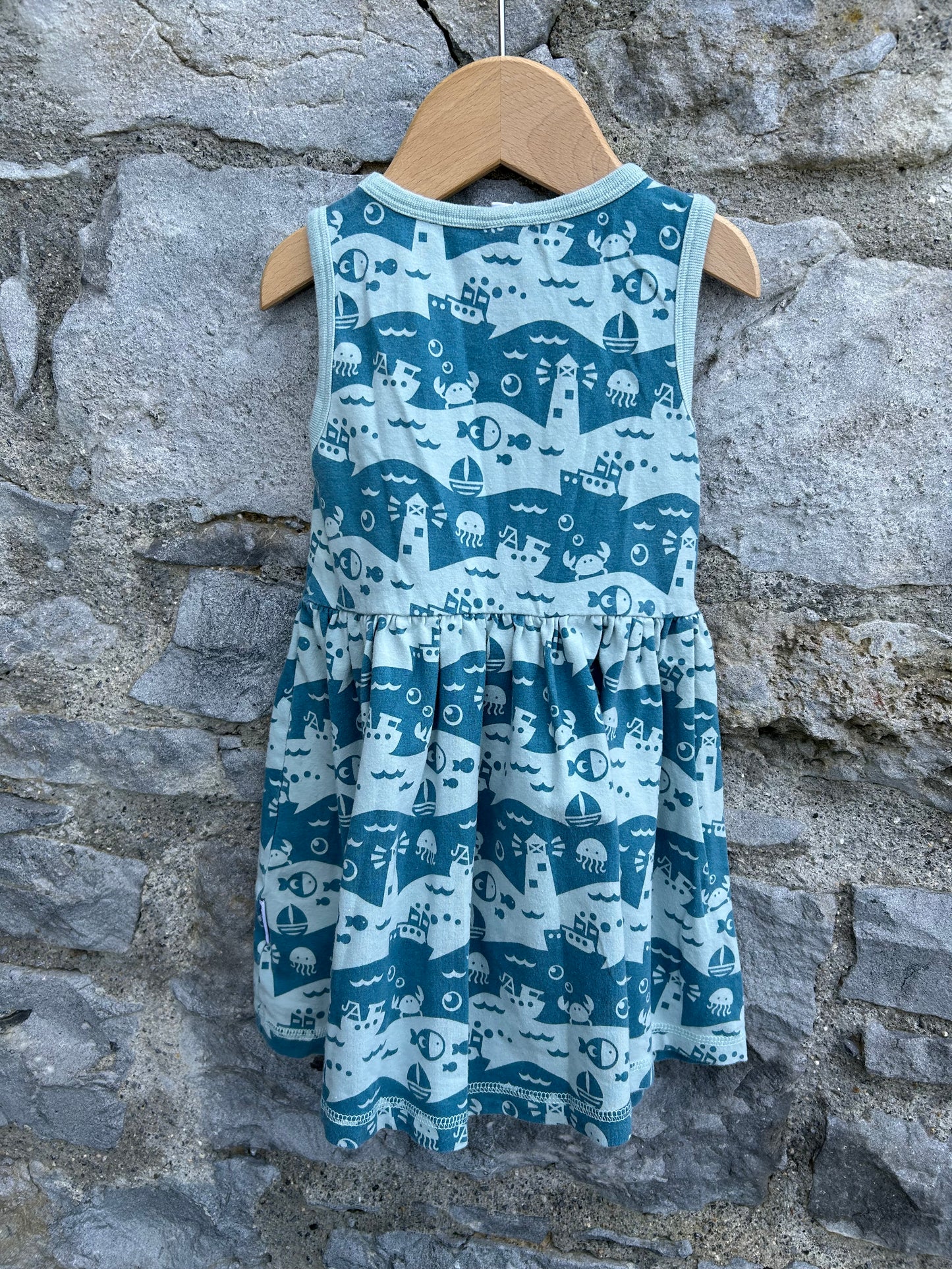 Beach life dress 18-24m (86-92cm)