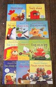 Usborne phonics readers set