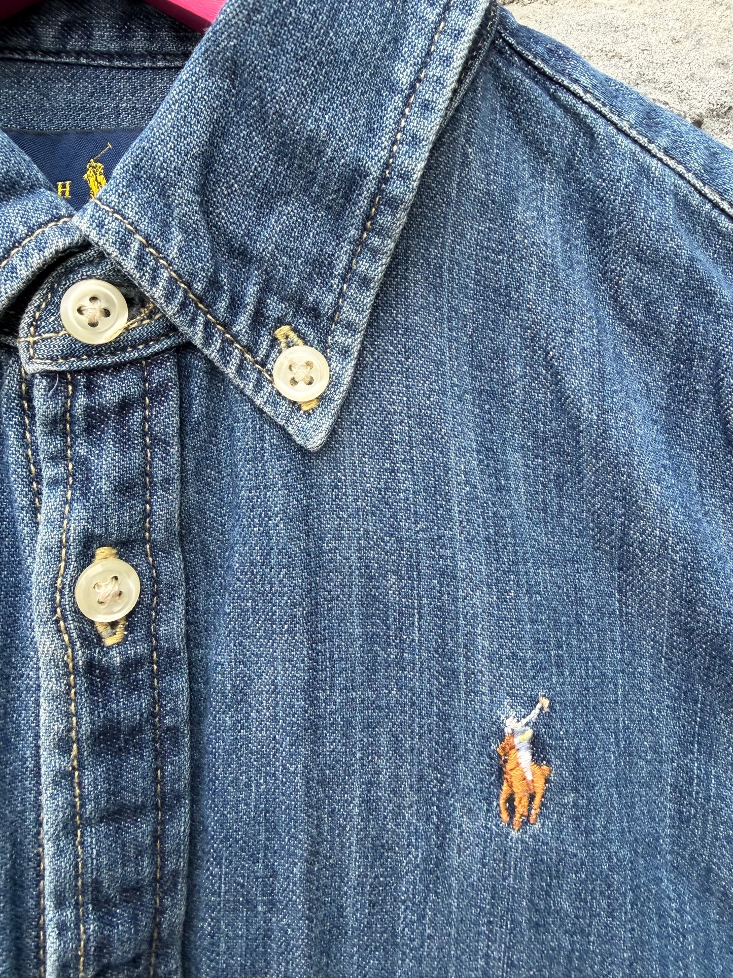 RL denim skater dress  6y (116cm)
