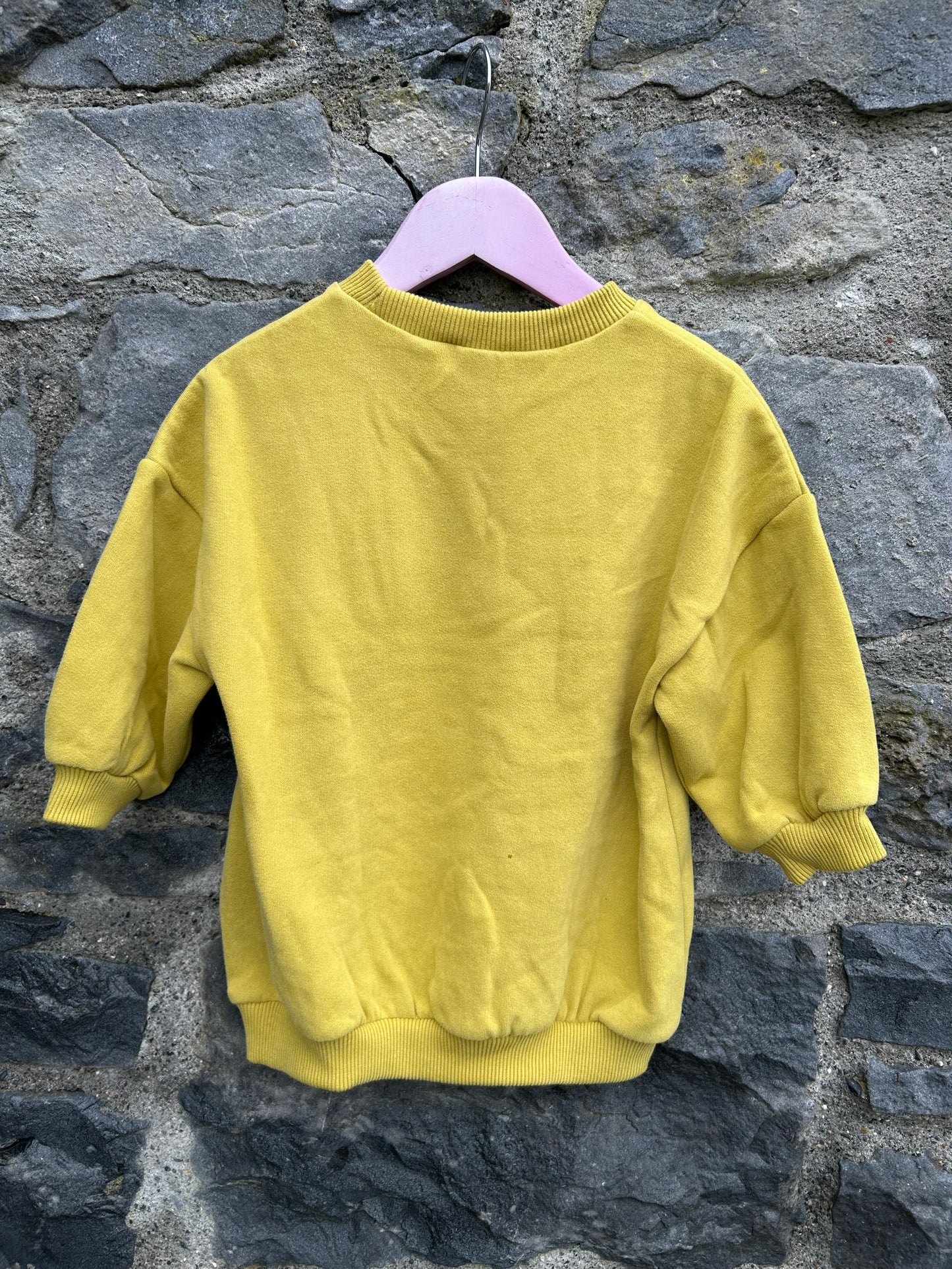 Find the fun mustard sweatshirt 18-24m (86-92cm)