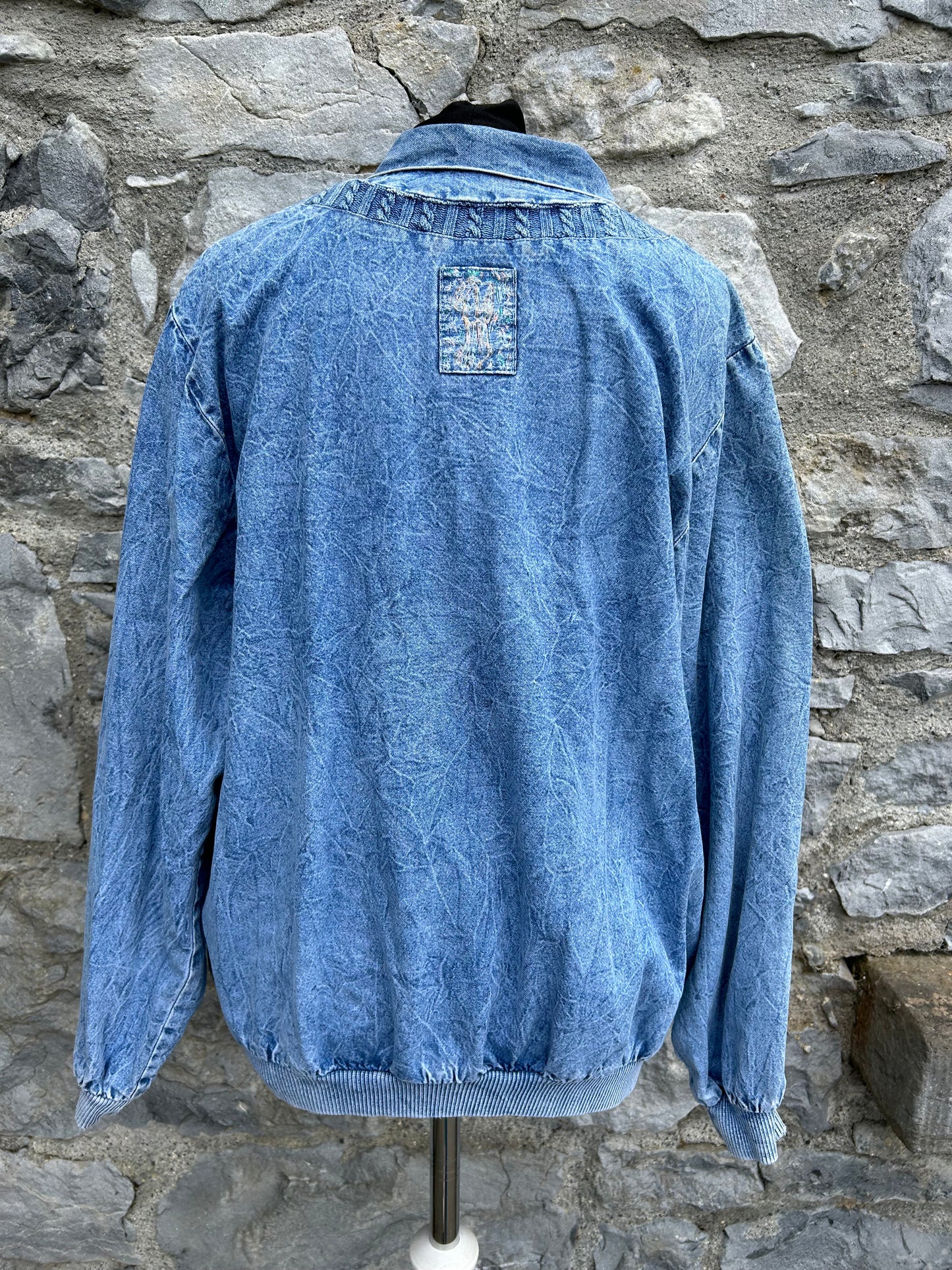 80s denim sweatshirt  uk 14-16