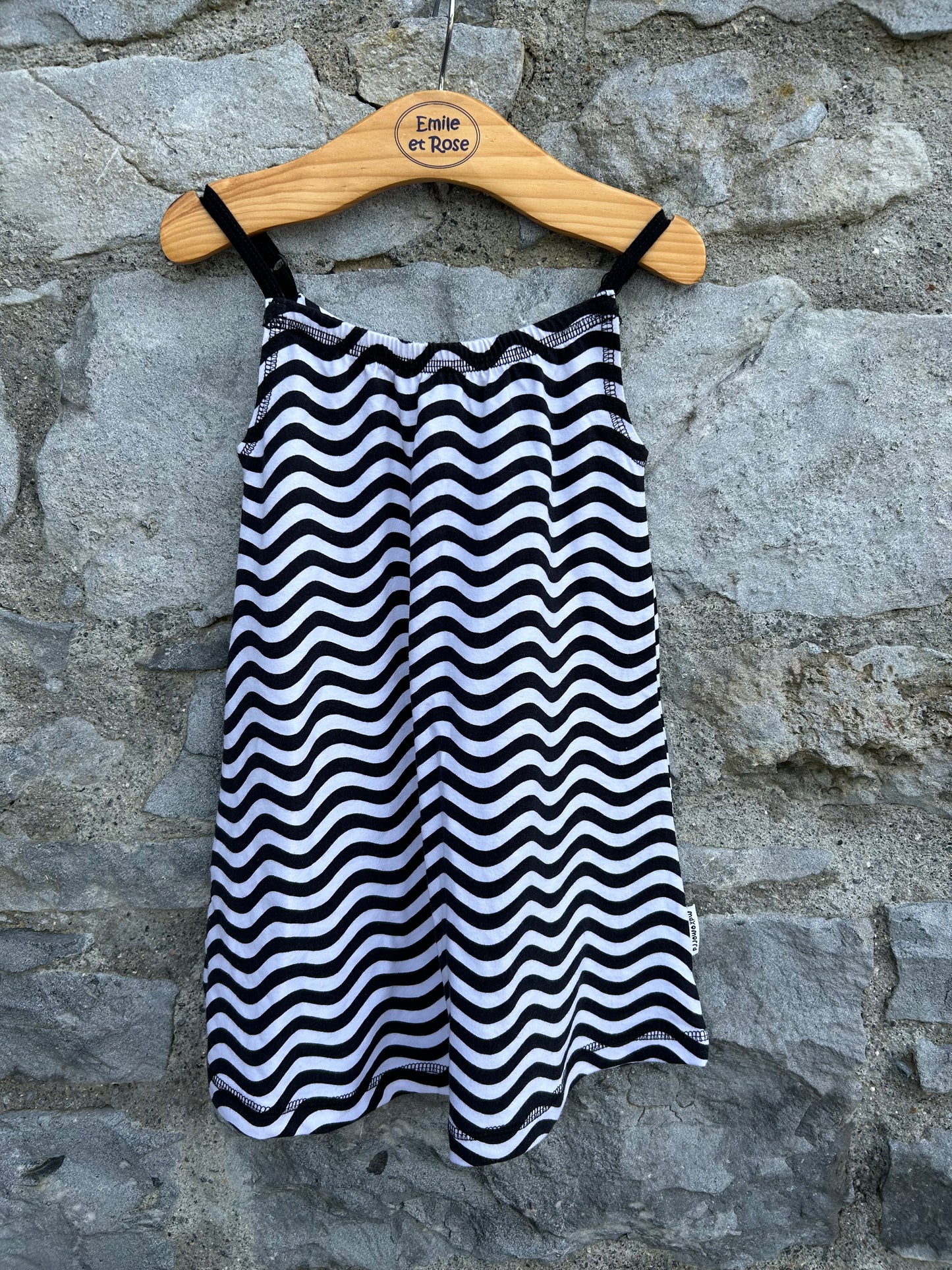 Waves summer dress  2y (92cm)