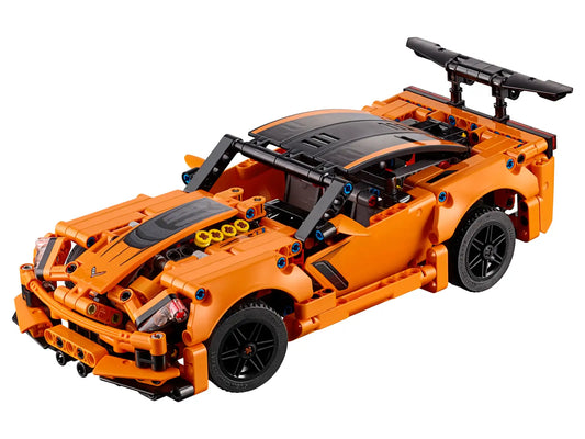 Lego technic orange Chevrolet corvette 42093