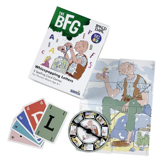 The BFG spelling card game