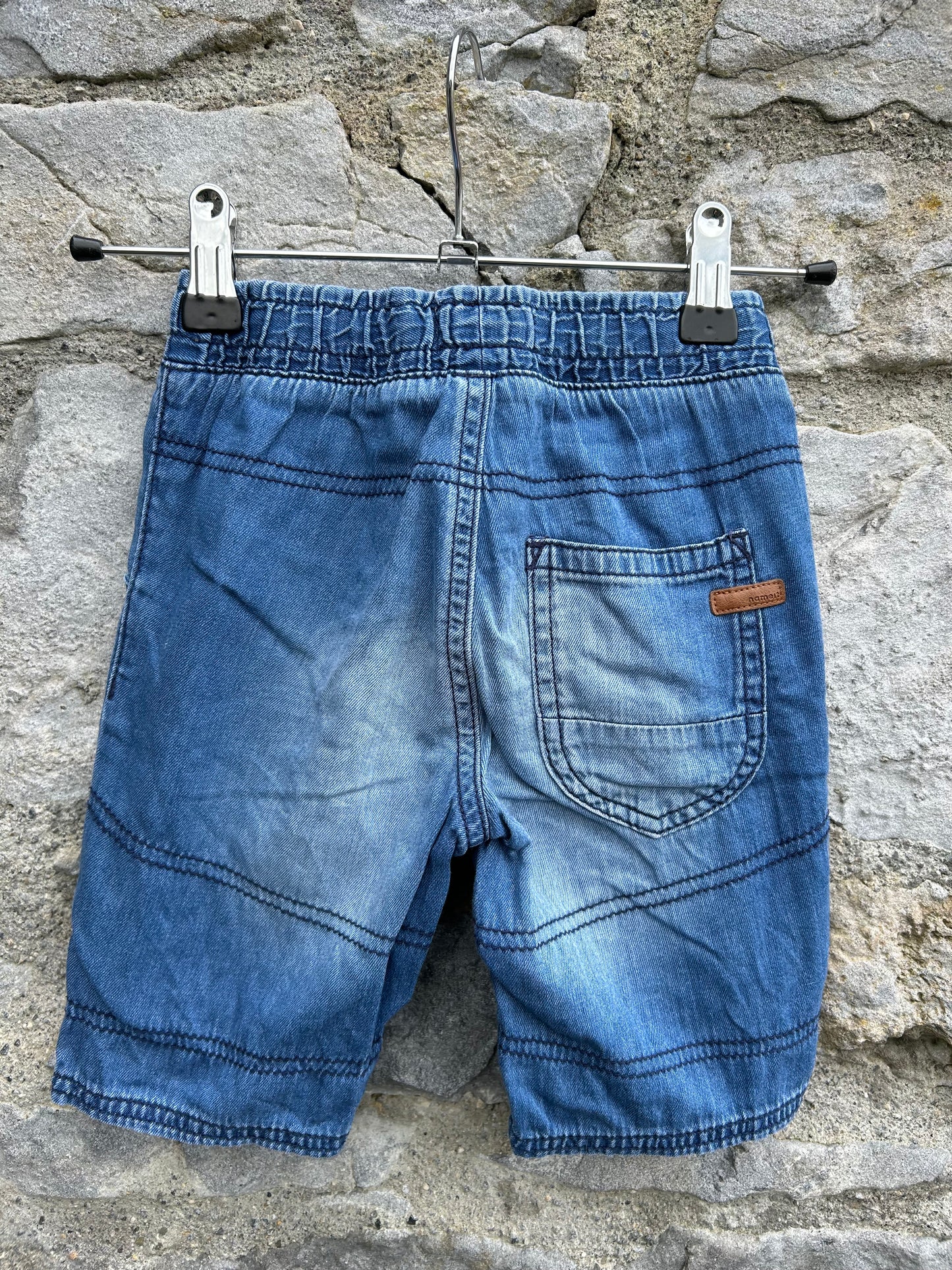 Denim shorts  18-24m (86-92cm)