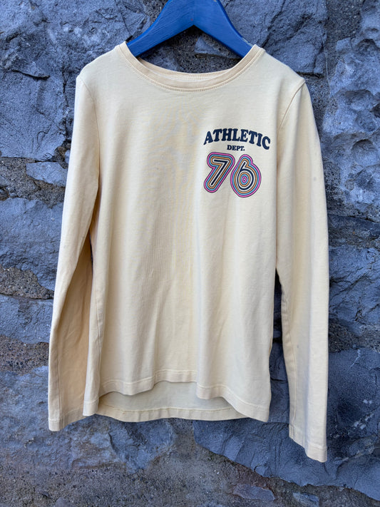 Athletic yellow top  9-10y (134-140cm)
