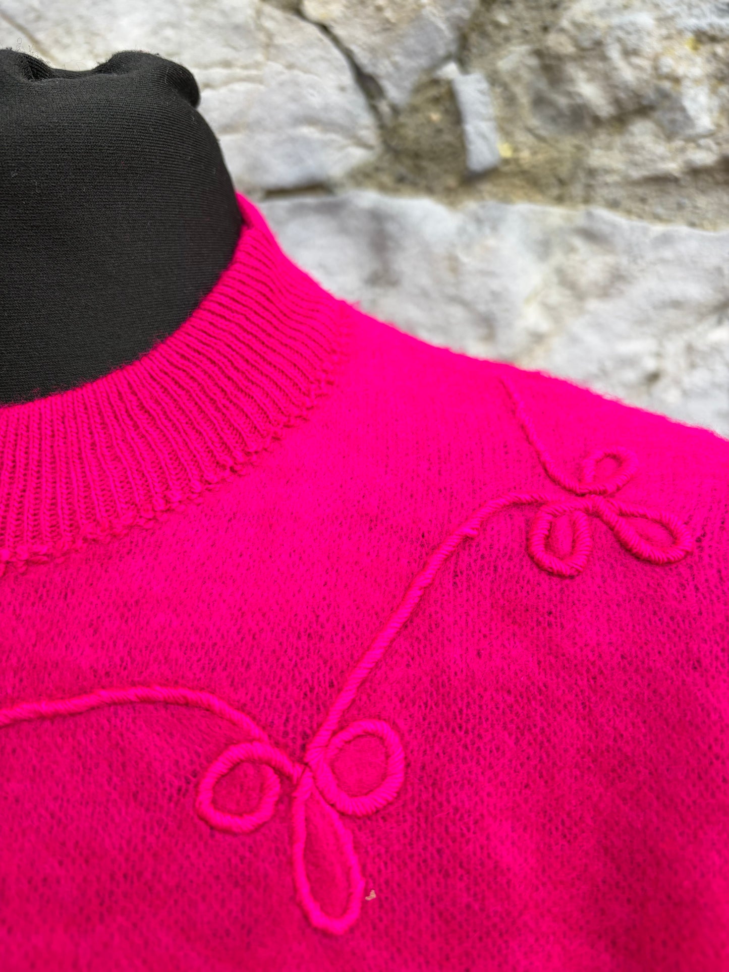 80s pink jumper uk 12-14
