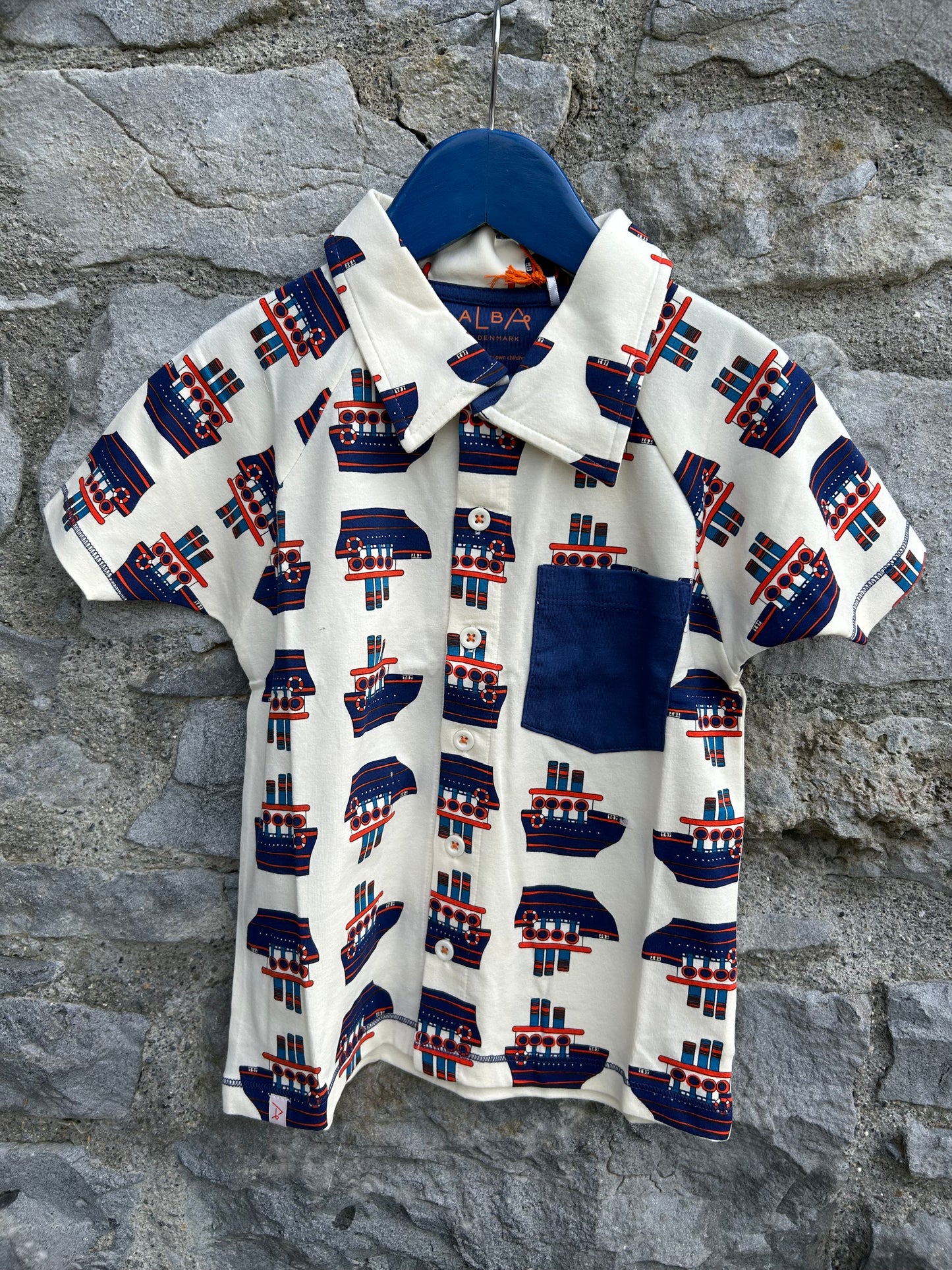 Ship Vanilla Chris shirt 5y (110cm)