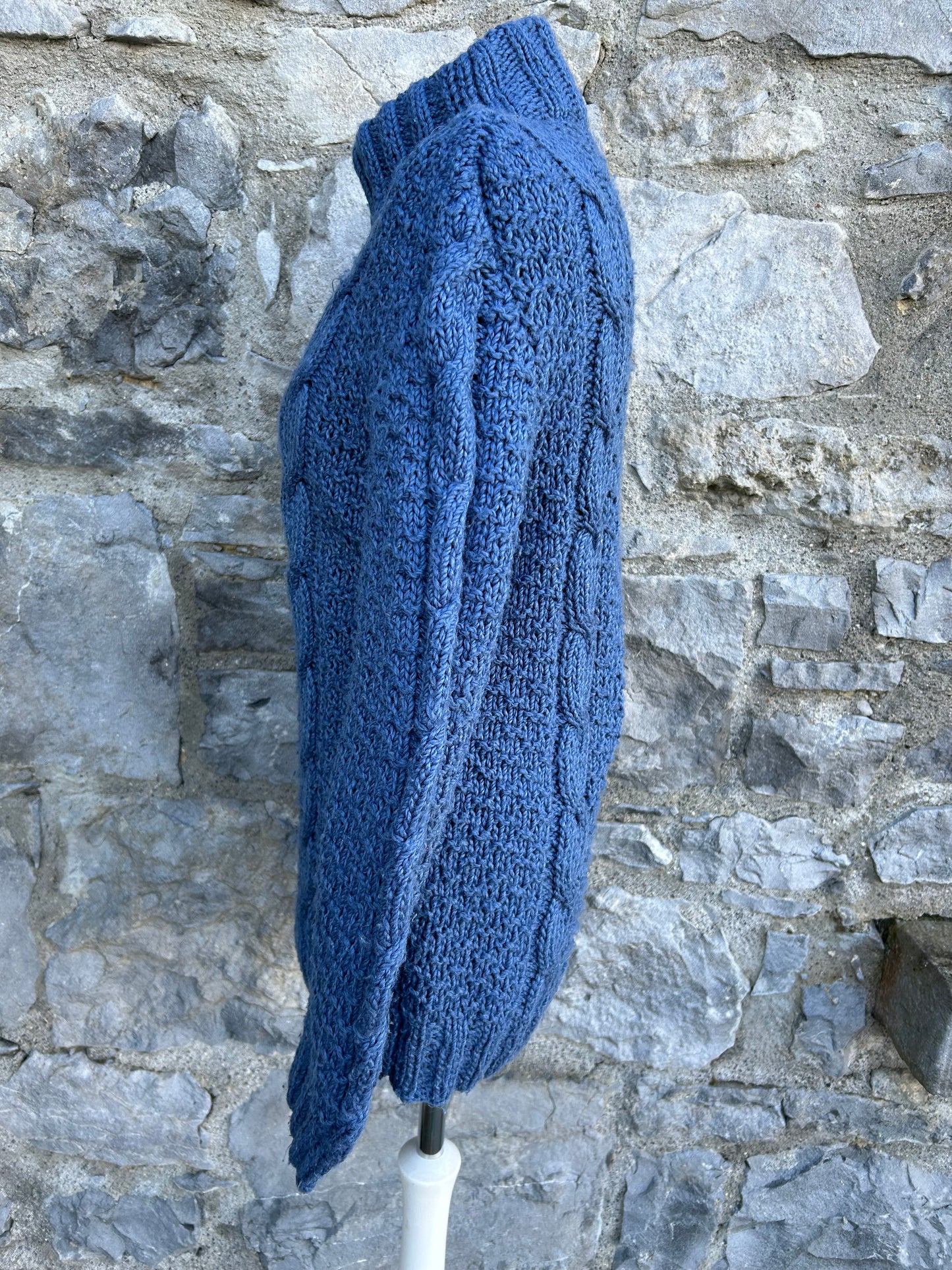 80s blue jumper Small