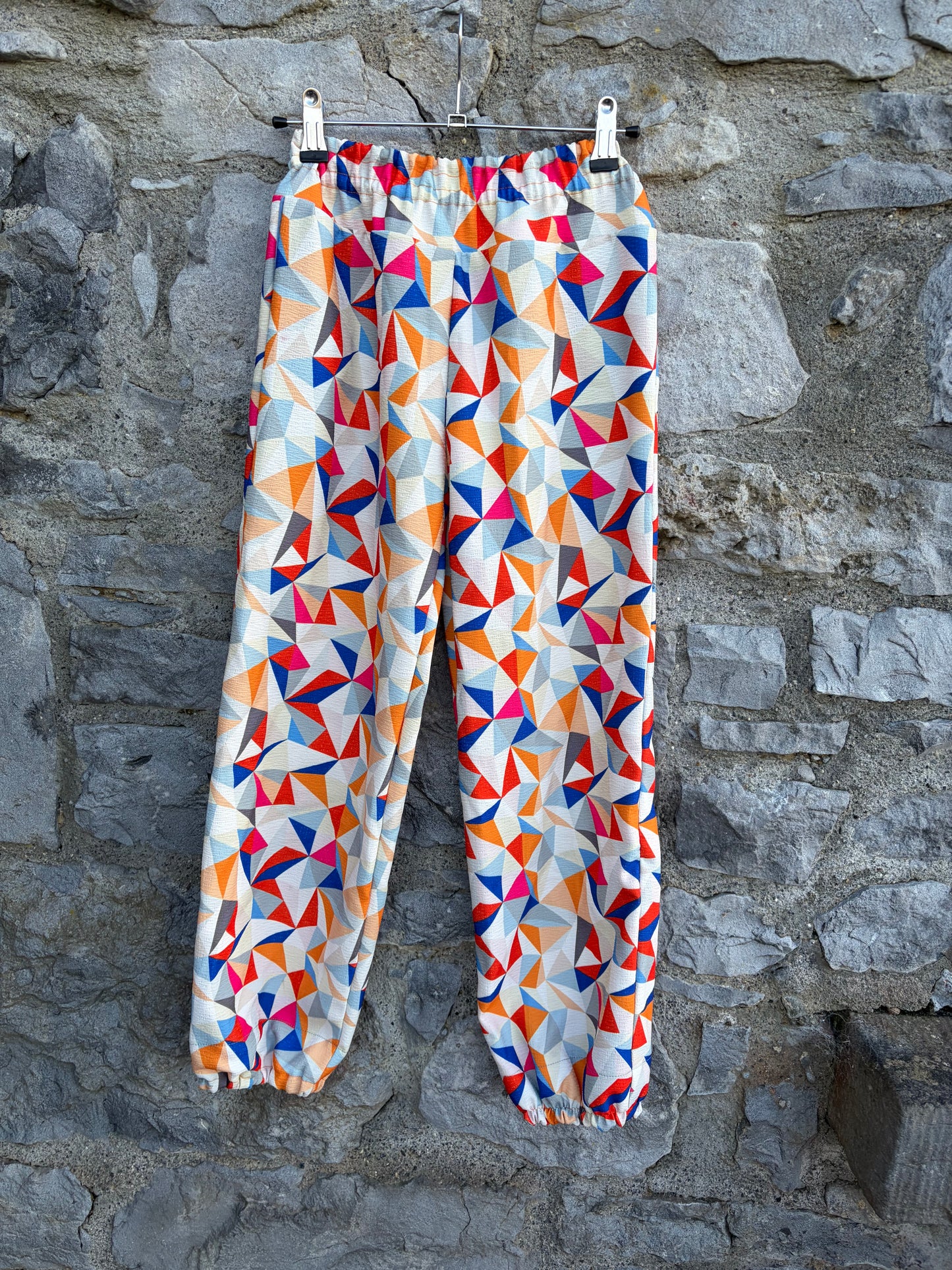 Colourful geometric pants 10-11y (140-146cm)