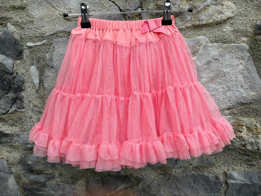 Pink tulle petticoat  3-4y (98-104cm)