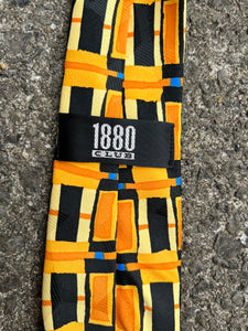 90s yellow rectangular kids tie