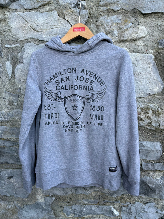 Hamilton grey hoodie 9-10y (134-140cm)