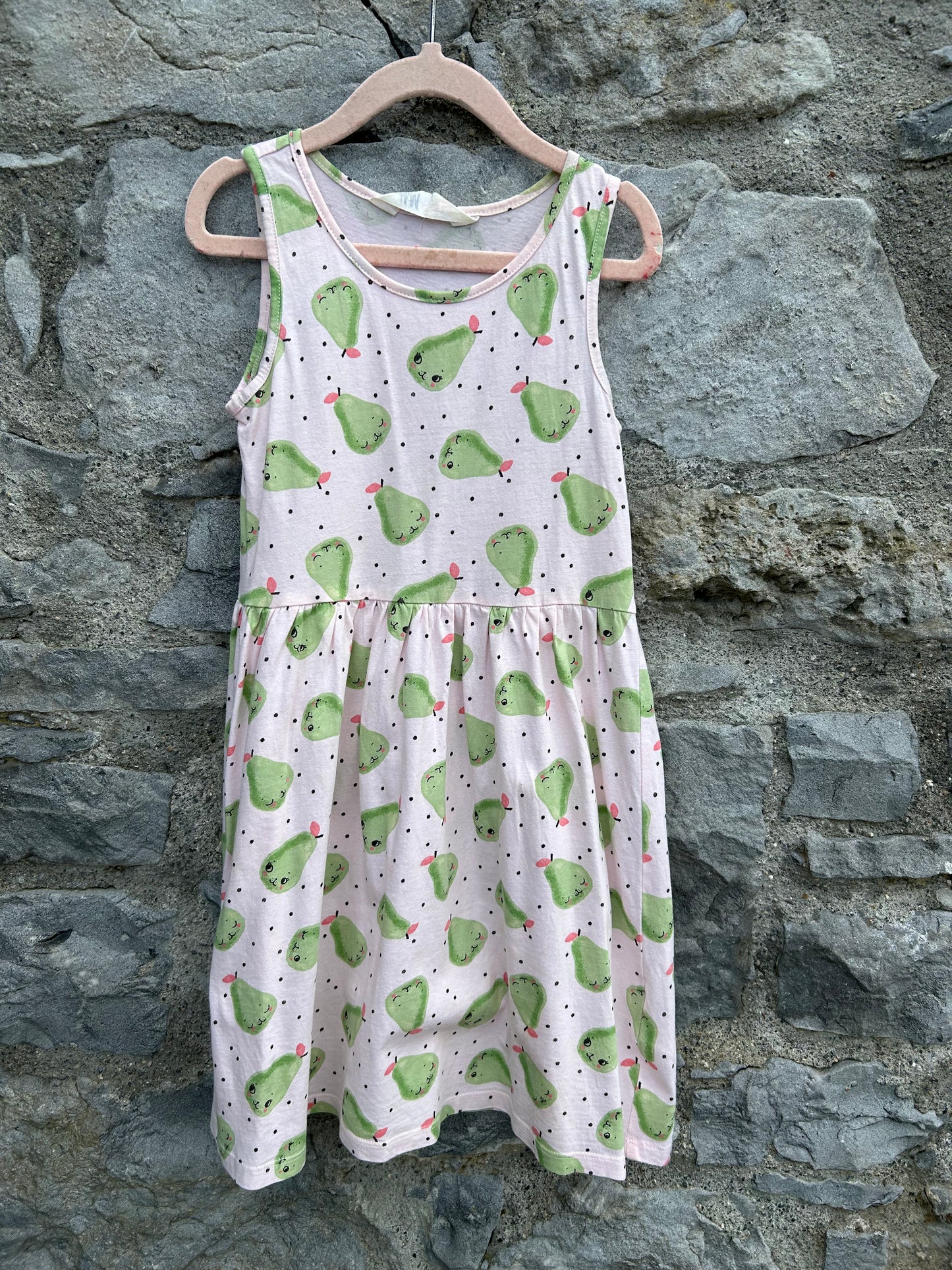 Pears pink dress  7y (122cm)