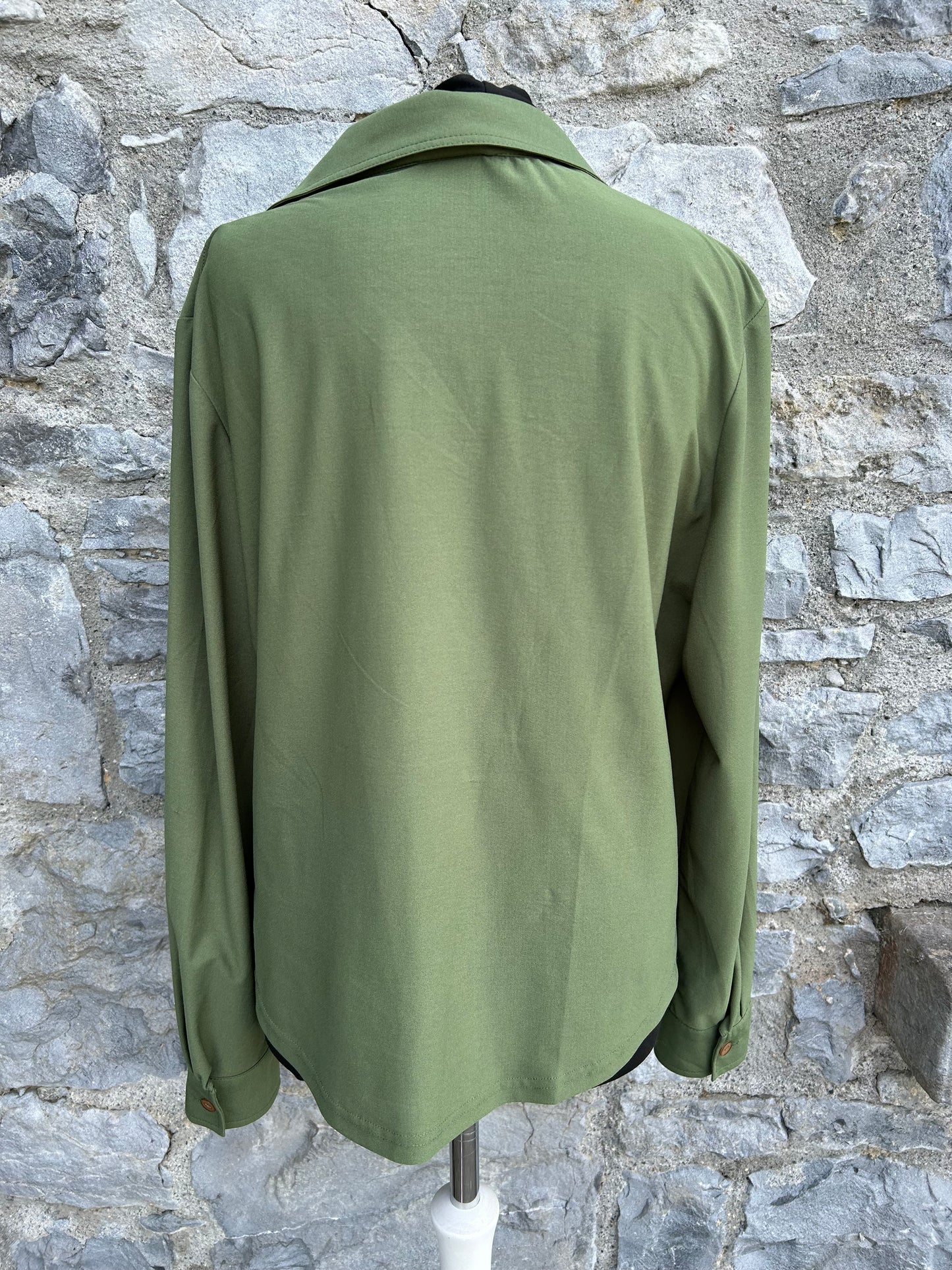 90s green shirt uk 16-18