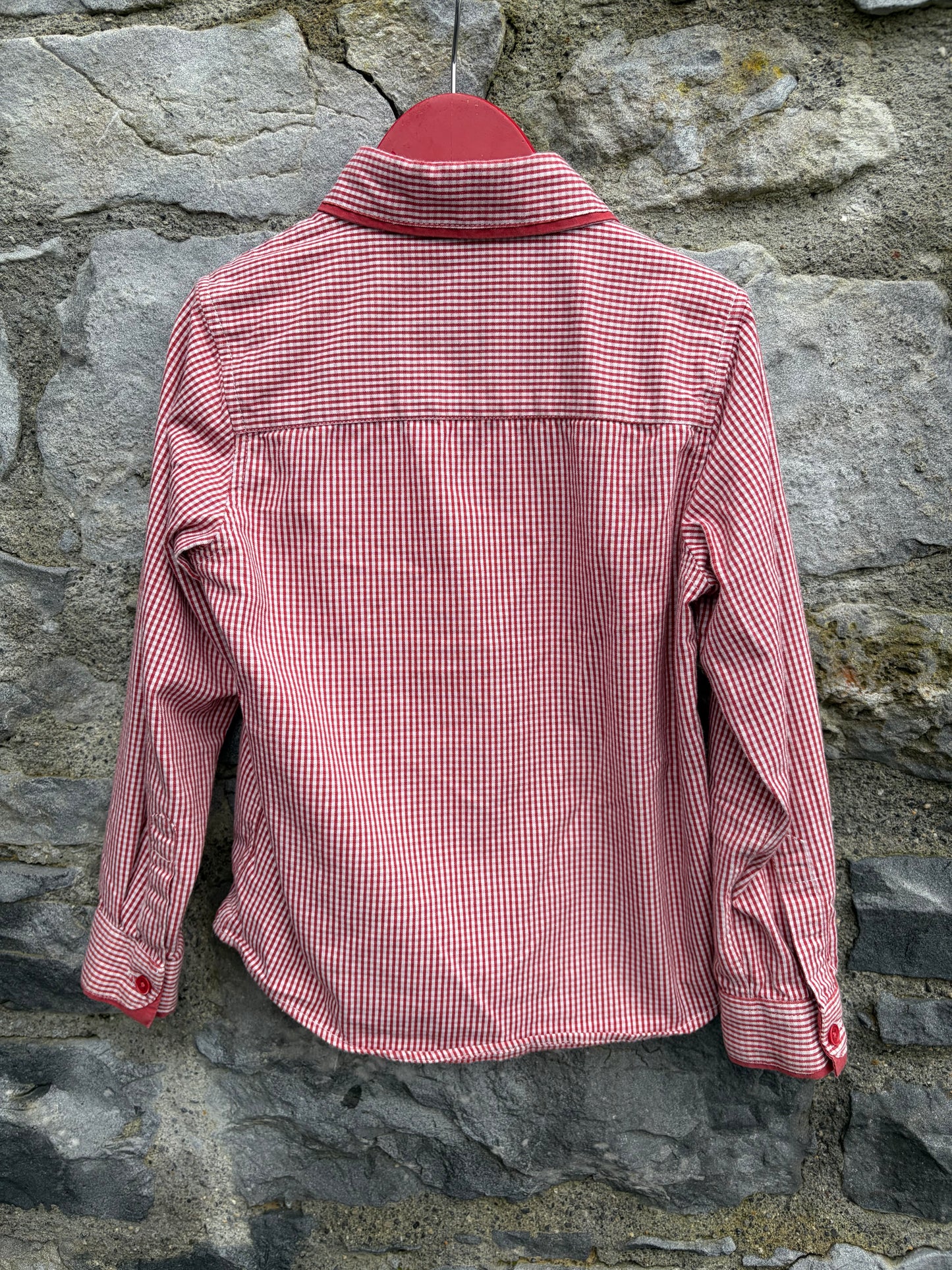 Brown check shirt  5-6y (110-116cm)