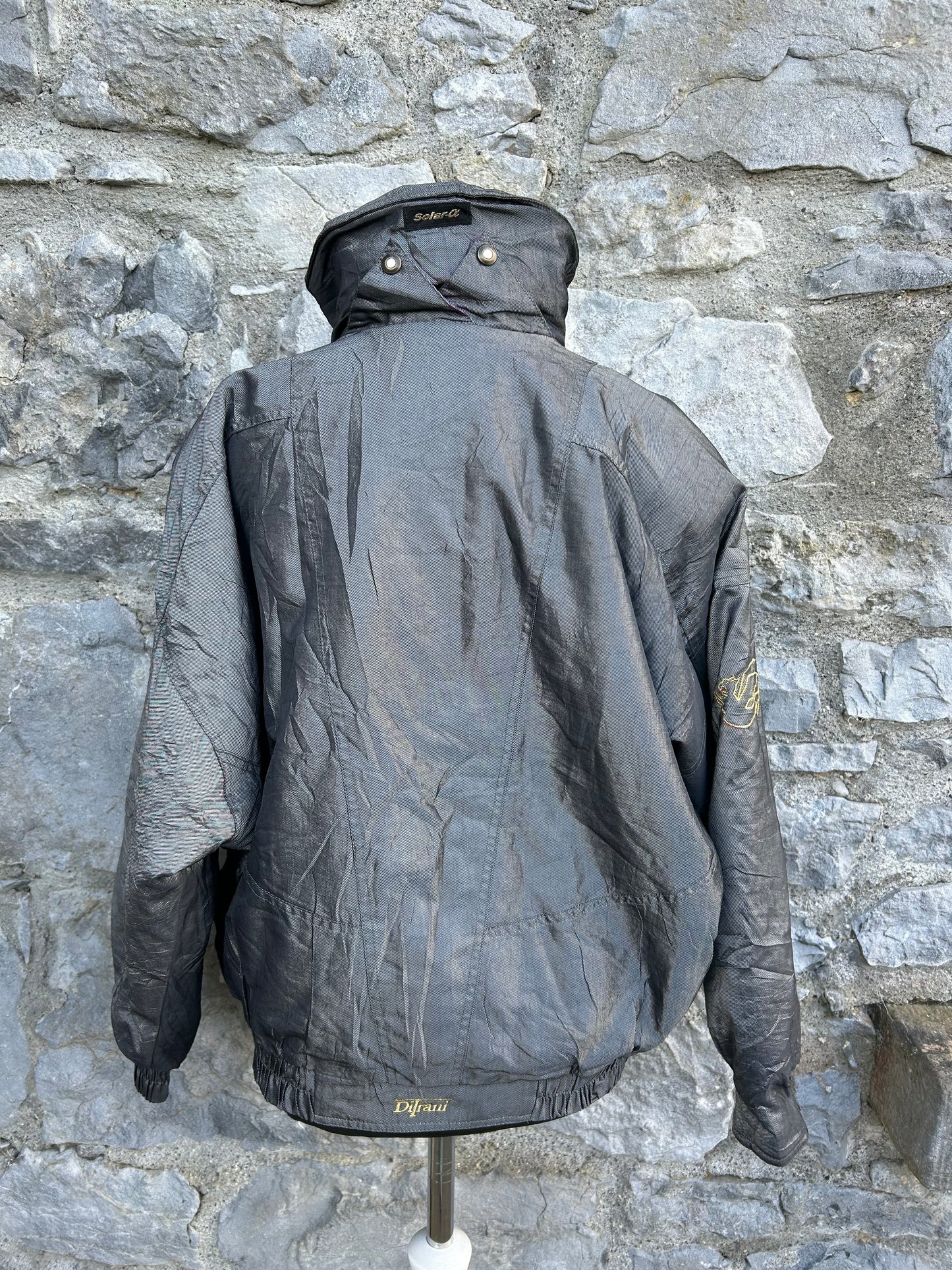 90s silver winter jacket uk 12-14