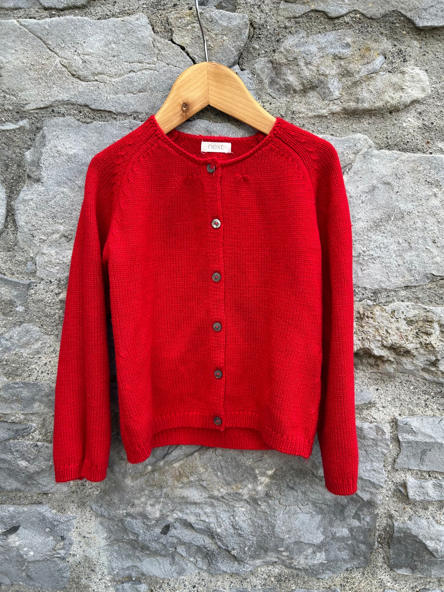 Red cardigan 4-5y (104-110cm)