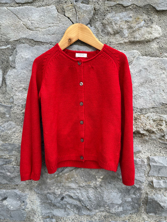 Red cardigan 4-5y (104-110cm)