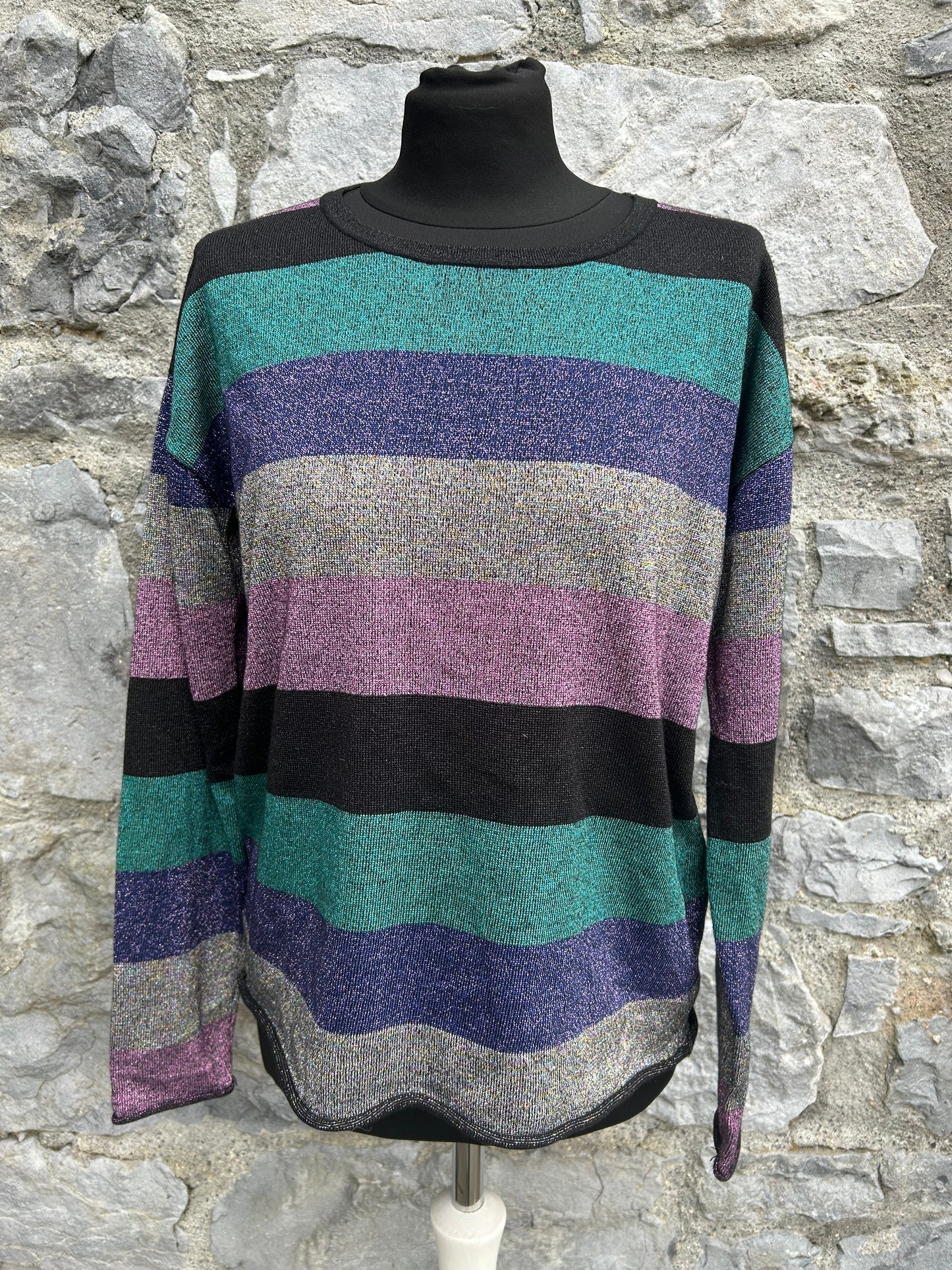 Stripy sparkly jumper uk 12