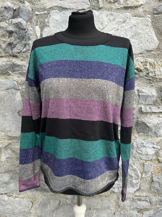 Stripy sparkly jumper uk 12