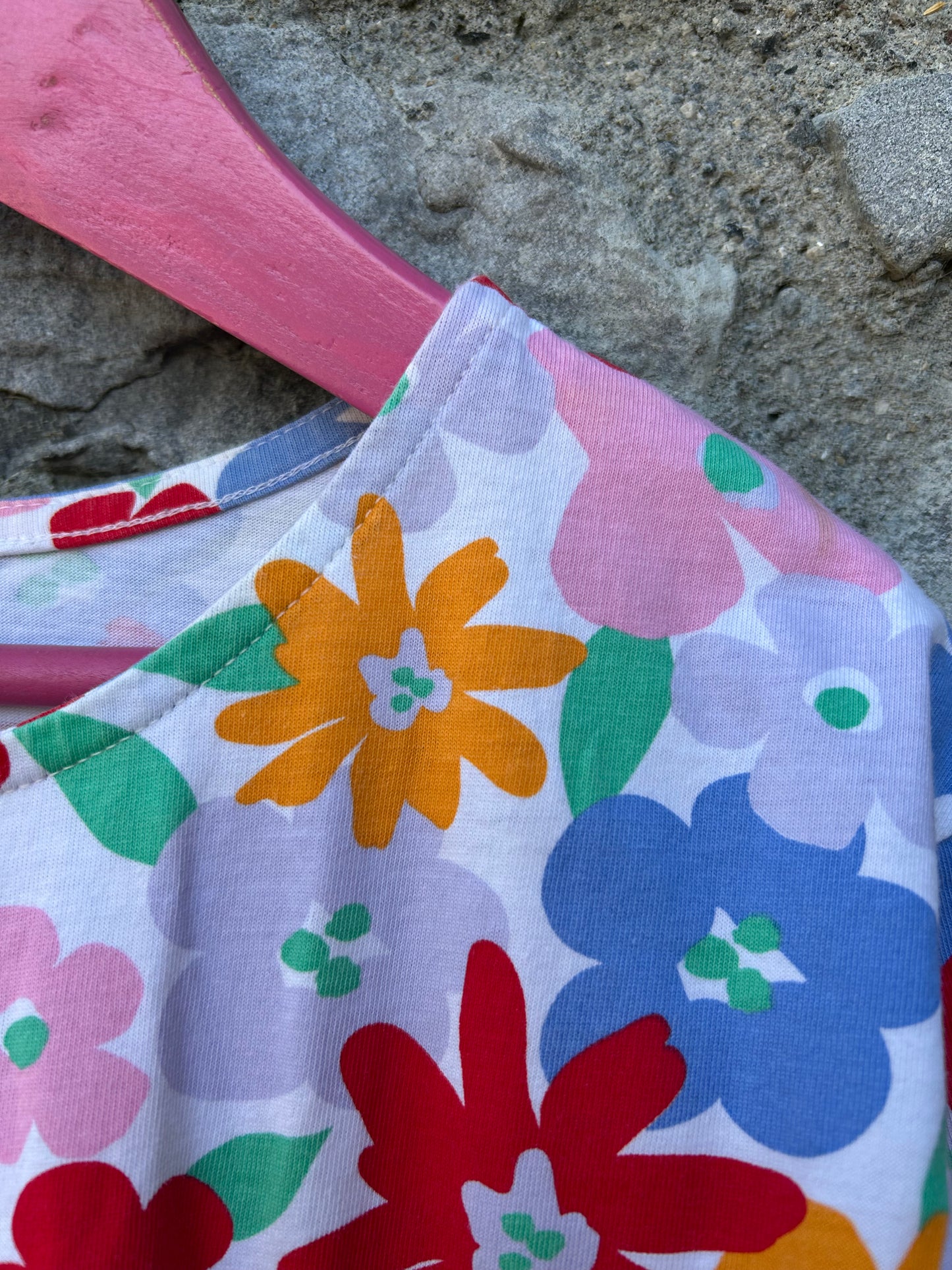Colourful flowers dress 3-4y (98-104cm)