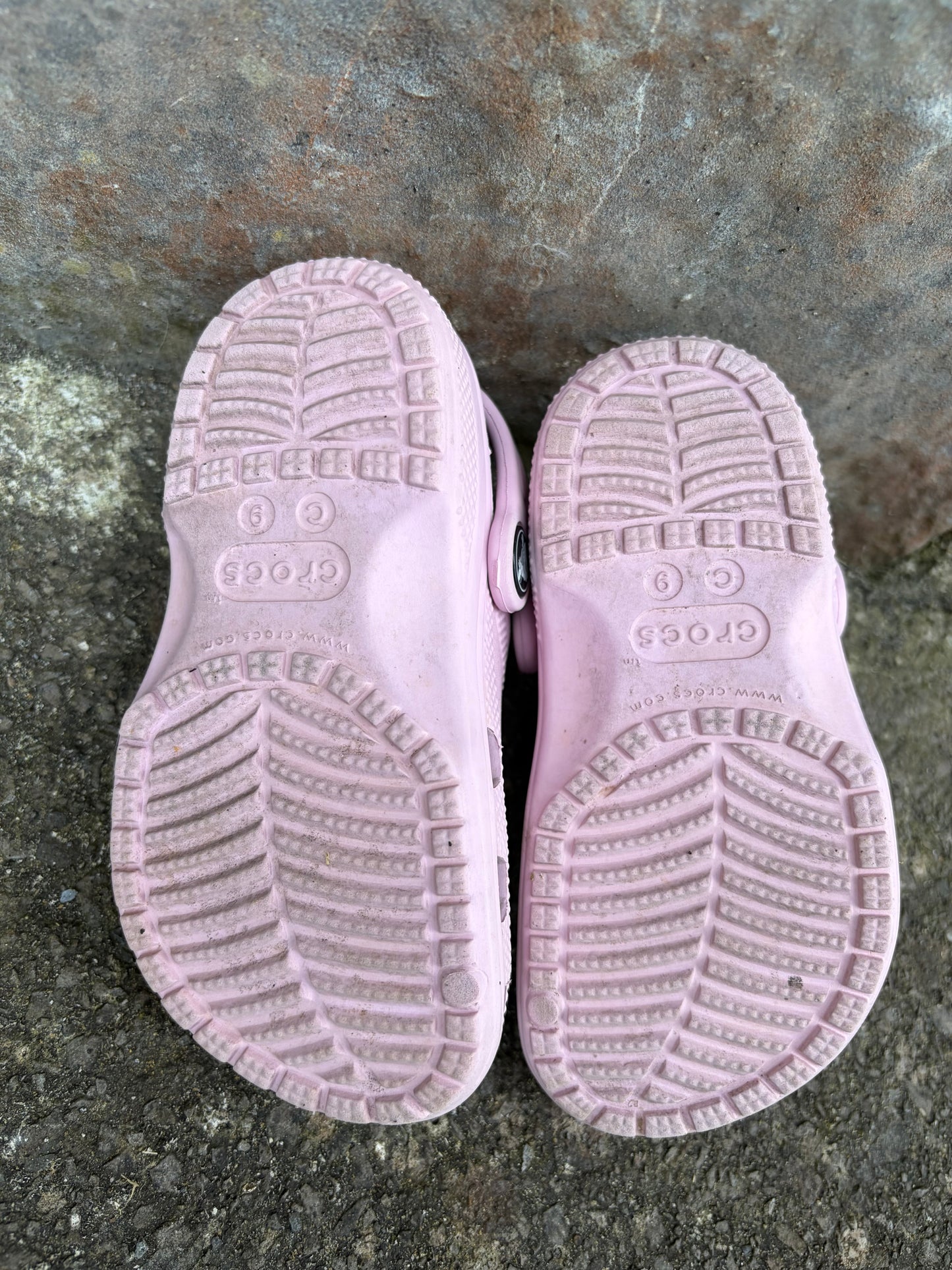 Pink clogs  uk 9 (eu 25-26)