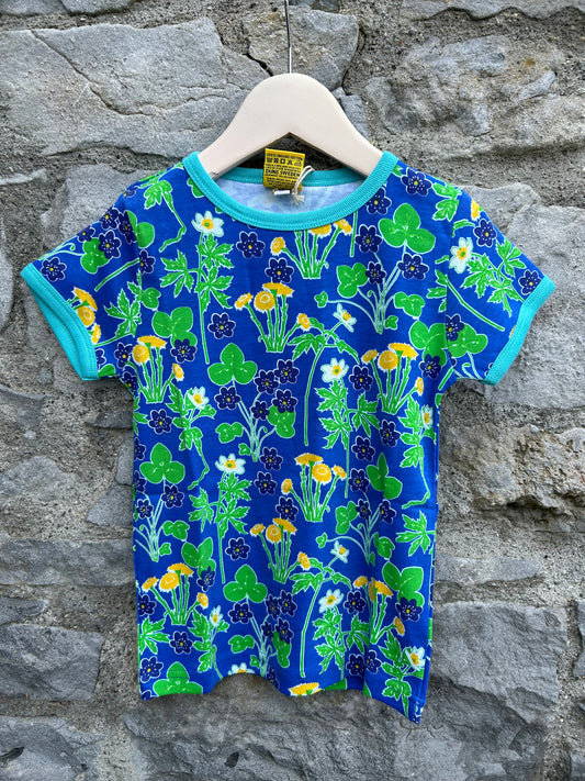 Blue coltsfoot T-shirt  5y (110cm)