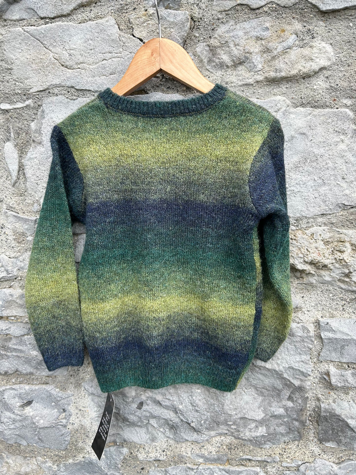 Green ombré jumper   4-5y (104-110cm)