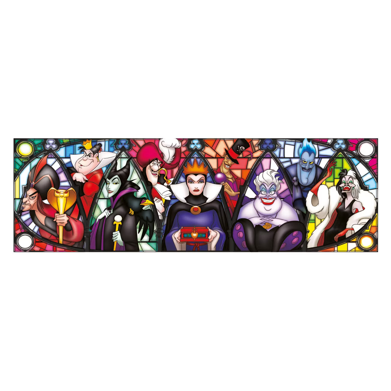 Disney Villains 1000 Piece Panorama Puzzle