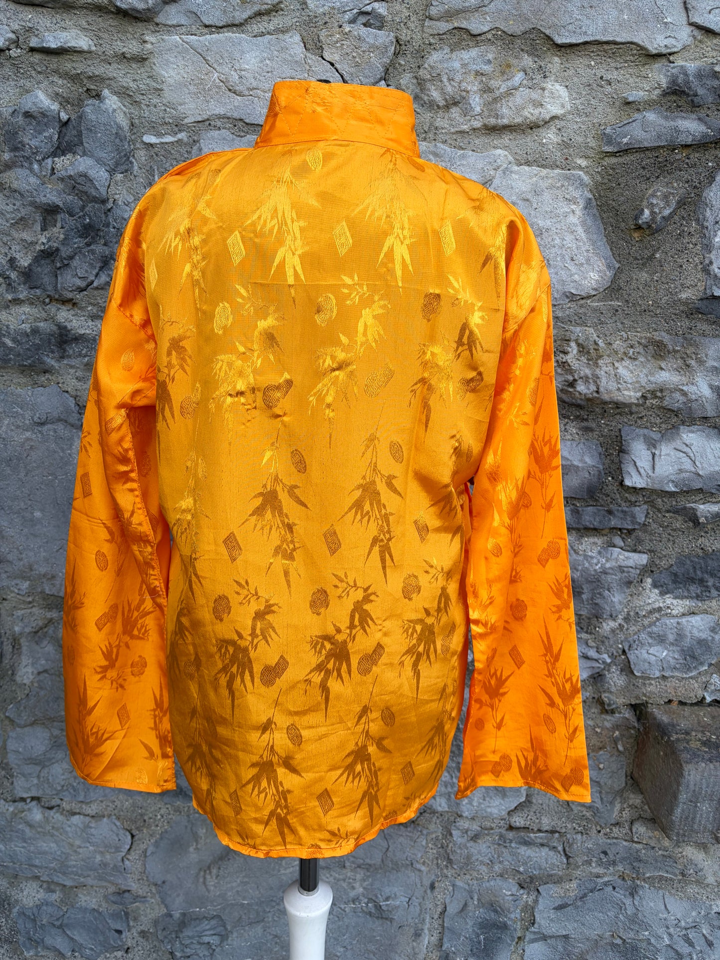 90s Orient yellow top uk 12